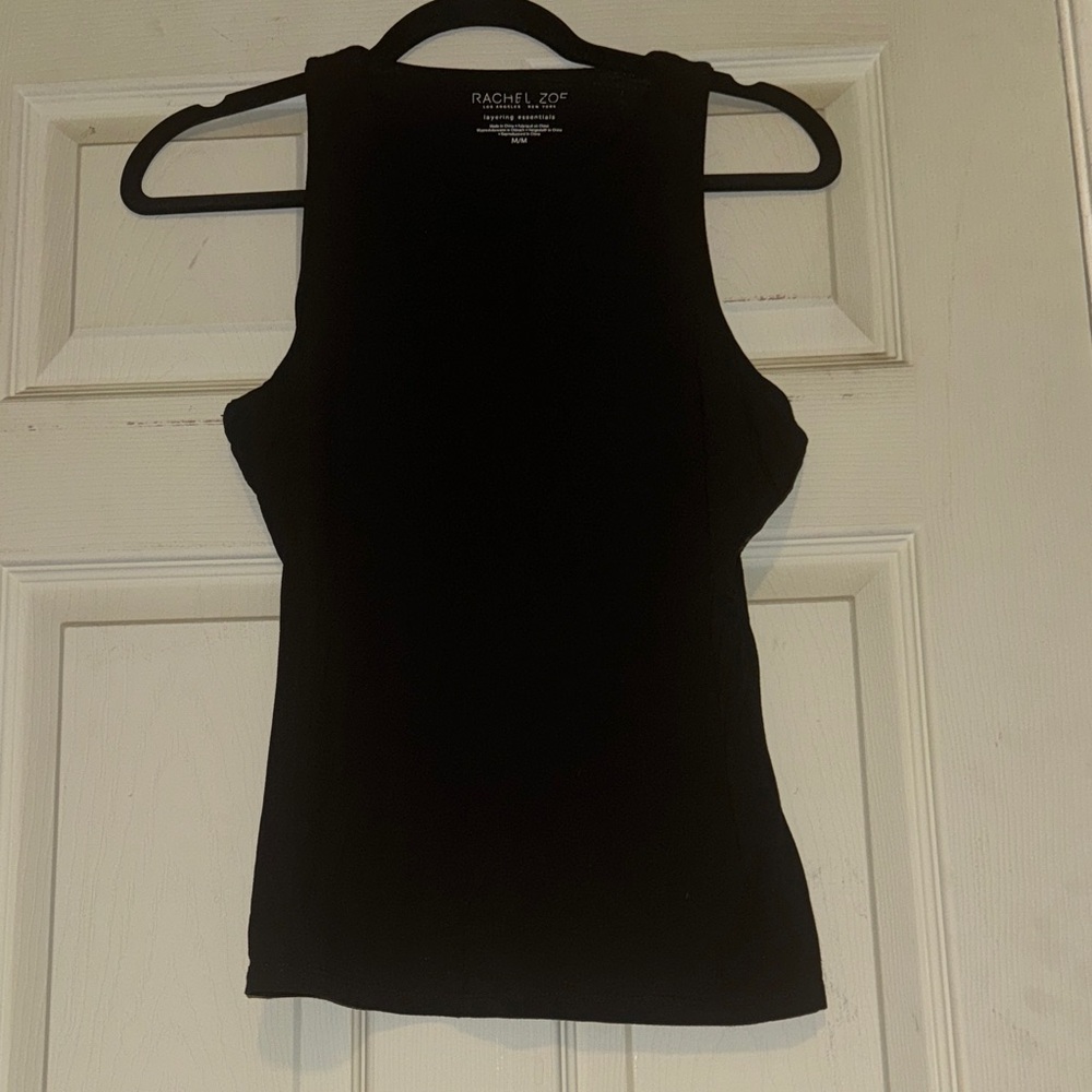 Rachel Zoe Classic Black Tank Top